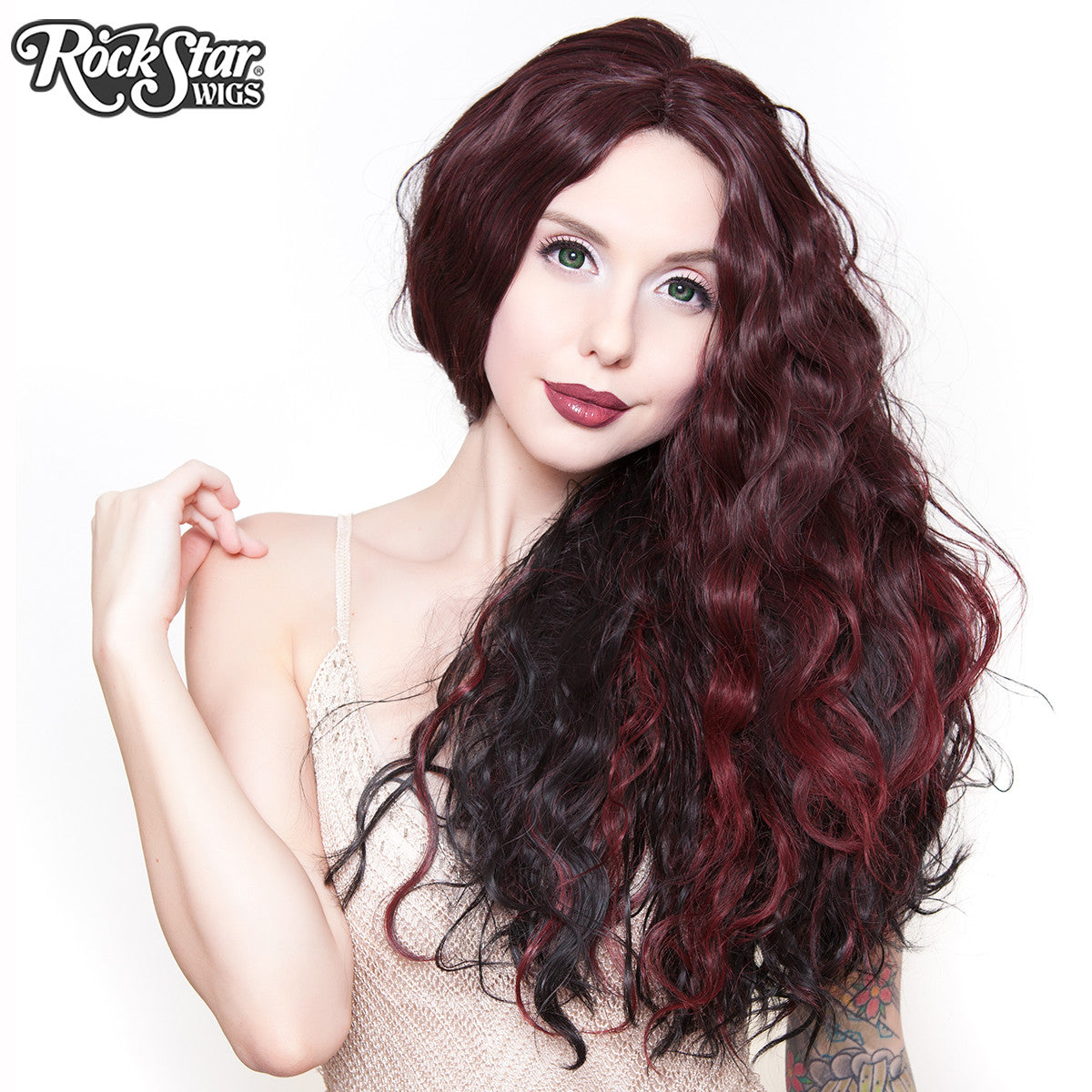 Lace Front Malibu - Black Burgundy -00725