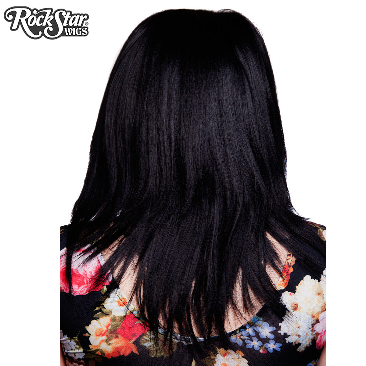 Lace Front 18" Layered Yaki - Black- 00790