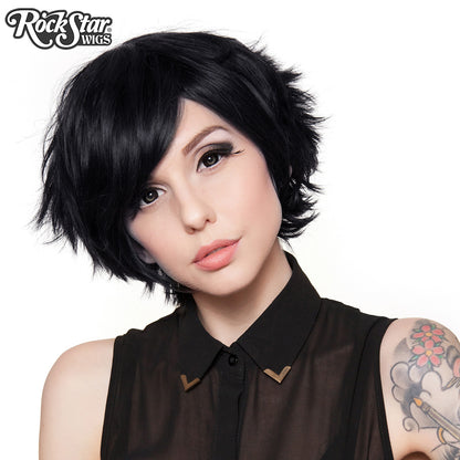 Cosplay Wigs USA™ <br> Boy Cut Short - Black -00258