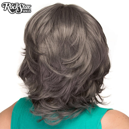 Cosplay Wigs USA™ <br> Boy Cut Short Shag - Pewter - 00442