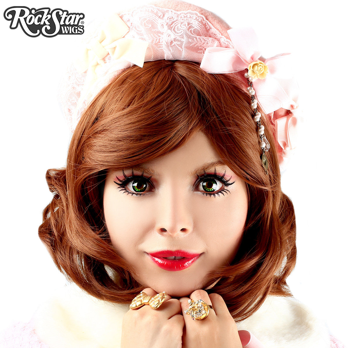 Gothic Lolita Wigs® Gamine Collection - Caramel Brown Mix -00403