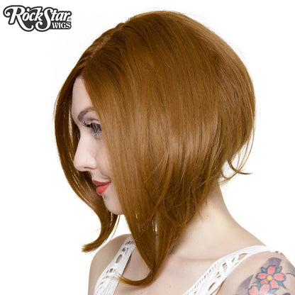 Lace Front Long Sleek Bob - Medium Brown Blend - 00764