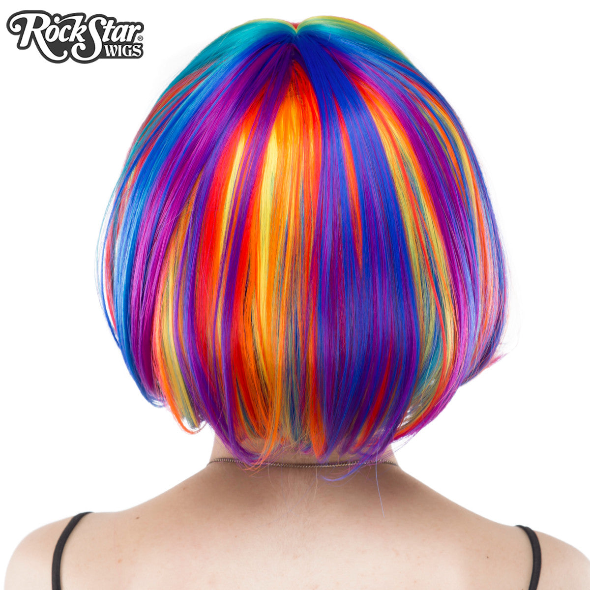 RockStar Wigs® <br> Rainbow Rock™ Collection - Rainbow Bob-00220