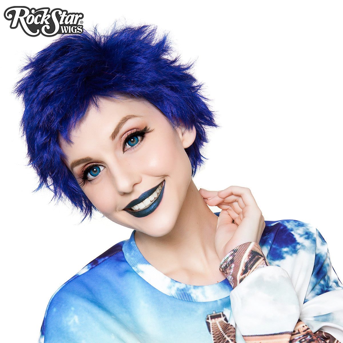 RockStar Wigs® Sassi Short - Royal Blue-00812