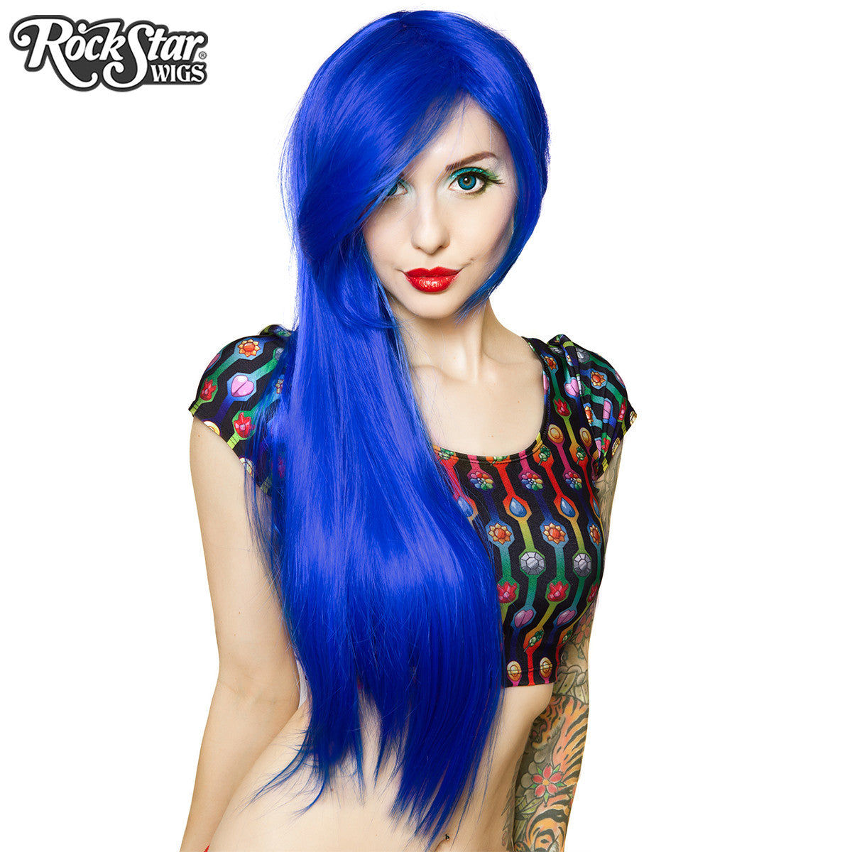 Cosplay Wigs USA™ <br> Straight 70cm/28" - Royal Blue -00236